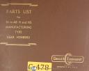 Gould & Eberhardt-Norton-Gould & Eberhardt Norton 48H, Gear Hobbing Machine, Instruction Manual 1948-48H-03